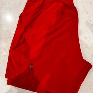 lululemon athletica 7 in. Red Athletic Shorts